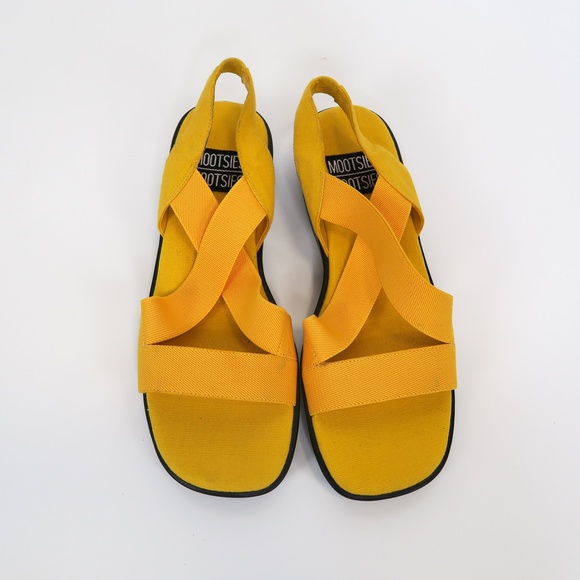 Mootsies Tootsies Shoes - Vintage 90s Mootsies Tootsies Strappy Elastic Yell